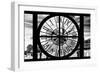 Giant Clock Window - View of the Notre Dame Cathedral - Paris III-Philippe Hugonnard-Framed Photographic Print