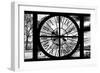 Giant Clock Window - View of the Notre Dame Cathedral - Paris-Philippe Hugonnard-Framed Photographic Print