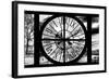 Giant Clock Window - View of the Notre Dame Cathedral - Paris-Philippe Hugonnard-Framed Photographic Print