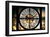 Giant Clock Window - View of the Paris Vendome in Paris-Philippe Hugonnard-Framed Photographic Print