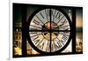 Giant Clock Window - View of the Paris Vendome in Paris-Philippe Hugonnard-Framed Photographic Print