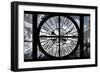 Giant Clock Window - View of the Park Monceau - Paris-Philippe Hugonnard-Framed Photographic Print