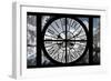 Giant Clock Window - View of the Park Monceau - Paris-Philippe Hugonnard-Framed Photographic Print