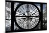 Giant Clock Window - View of the Park Monceau - Paris-Philippe Hugonnard-Mounted Photographic Print