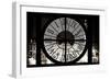 Giant Clock Window - View of the Place Vendome at Night - Paris II-Philippe Hugonnard-Framed Photographic Print