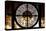 Giant Clock Window - View of the Place Vendome at Night - Paris III-Philippe Hugonnard-Stretched Canvas