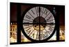 Giant Clock Window - View of the Place Vendome at Night - Paris III-Philippe Hugonnard-Framed Photographic Print