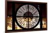 Giant Clock Window - View of the Place Vendome at Night - Paris III-Philippe Hugonnard-Framed Photographic Print