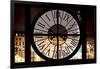 Giant Clock Window - View of the Place Vendome at Night - Paris III-Philippe Hugonnard-Framed Photographic Print