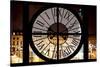 Giant Clock Window - View of the Place Vendome at Night - Paris III-Philippe Hugonnard-Stretched Canvas