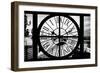 Giant Clock Window - View of the Pont Alexandre III in Paris-Philippe Hugonnard-Framed Photographic Print