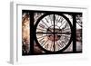 Giant Clock Window - View of the Pont des Arts in Paris-Philippe Hugonnard-Framed Photographic Print