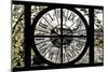 Giant Clock Window - View of the Pont des Arts - Paris-Philippe Hugonnard-Mounted Photographic Print