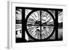 Giant Clock Window - View of the Pont Neuf and River Seine in Paris II-Philippe Hugonnard-Framed Photographic Print