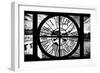 Giant Clock Window - View of the Pont Neuf and River Seine in Paris II-Philippe Hugonnard-Framed Photographic Print