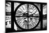 Giant Clock Window - View of the Pont Neuf and River Seine in Paris II-Philippe Hugonnard-Mounted Photographic Print