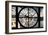 Giant Clock Window - View of the Pont Neuf and River Seine in Paris-Philippe Hugonnard-Framed Photographic Print