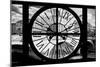 Giant Clock Window - View of the Pont Neuf in Paris II-Philippe Hugonnard-Mounted Photographic Print