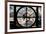 Giant Clock Window - View of the Pont Neuf in Paris-Philippe Hugonnard-Framed Photographic Print