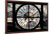 Giant Clock Window - View of the Pont Neuf in Paris-Philippe Hugonnard-Framed Photographic Print