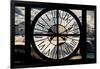 Giant Clock Window - View of the Pont Neuf in Paris-Philippe Hugonnard-Framed Photographic Print