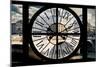 Giant Clock Window - View of the Pont Neuf in Paris-Philippe Hugonnard-Mounted Photographic Print