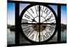 Giant Clock Window - View of the Port of Cape Town - South Africa-Philippe Hugonnard-Mounted Photographic Print