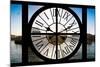 Giant Clock Window - View of the Port of Cape Town - South Africa-Philippe Hugonnard-Mounted Photographic Print