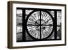 Giant Clock Window - View of the Quai de Seine in Paris IV-Philippe Hugonnard-Framed Photographic Print