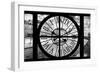 Giant Clock Window - View of the Quai de Seine in Paris IV-Philippe Hugonnard-Framed Photographic Print