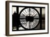 Giant Clock Window - View of the River Seine with Eiffel Tower at Sunset - Paris II-Philippe Hugonnard-Framed Photographic Print