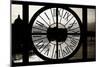 Giant Clock Window - View of the River Seine with Eiffel Tower at Sunset - Paris II-Philippe Hugonnard-Mounted Photographic Print
