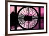 Giant Clock Window - View of the River Seine with Eiffel Tower at Sunset - Paris IV-Philippe Hugonnard-Framed Photographic Print