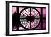 Giant Clock Window - View of the River Seine with Eiffel Tower at Sunset - Paris IV-Philippe Hugonnard-Framed Photographic Print