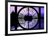 Giant Clock Window - View of the River Seine with Eiffel Tower at Sunset - Paris V-Philippe Hugonnard-Framed Photographic Print