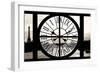 Giant Clock Window - View of the River Seine with Eiffel Tower at Sunset - Paris VII-Philippe Hugonnard-Framed Photographic Print