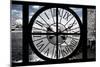 Giant Clock Window - View of the River Seine with White Trees - Paris II-Philippe Hugonnard-Mounted Photographic Print