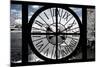 Giant Clock Window - View of the River Seine with White Trees - Paris II-Philippe Hugonnard-Mounted Photographic Print