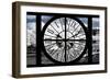 Giant Clock Window - View of the River Seine with White Trees - Paris-Philippe Hugonnard-Framed Photographic Print