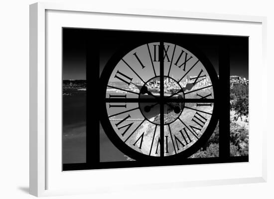 Giant Clock Window - View of the San Francisco Bay-Philippe Hugonnard-Framed Photographic Print