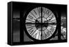 Giant Clock Window - View of the San Francisco Bay-Philippe Hugonnard-Framed Stretched Canvas