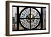 Giant Clock Window - View of the skyscrapers of Shanghai - China-Philippe Hugonnard-Framed Premium Photographic Print