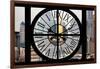 Giant Clock Window - View of the skyscrapers of Shanghai - China-Philippe Hugonnard-Framed Photographic Print