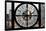 Giant Clock Window - View of the skyscrapers of Shanghai - China-Philippe Hugonnard-Framed Stretched Canvas