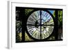 Giant Clock Window - View of the Streets of San Francisco-Philippe Hugonnard-Framed Photographic Print