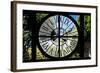 Giant Clock Window - View of the Streets of San Francisco-Philippe Hugonnard-Framed Photographic Print