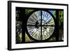 Giant Clock Window - View of the Streets of San Francisco-Philippe Hugonnard-Framed Photographic Print