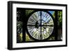 Giant Clock Window - View of the Streets of San Francisco-Philippe Hugonnard-Framed Photographic Print