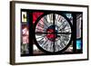 Giant Clock Window - View of Times Square - Manhattan-Philippe Hugonnard-Framed Photographic Print