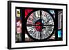 Giant Clock Window - View of Times Square - Manhattan-Philippe Hugonnard-Framed Photographic Print